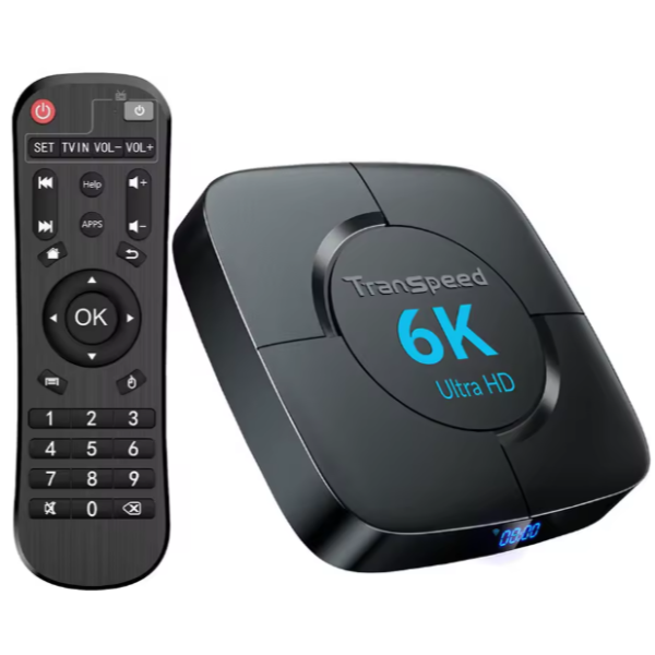 H618 Smart Set-Top TV Box with 6K Transpeed Android 12 Quad Core 4GB RAM 64GB ROM 6K H618 TV Box