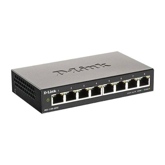 DLINK SWITCH 8PORT 1000BASE-T (DGS-1100-08V2/B)